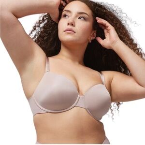 SOMA Nude Beige Tan Bra Perfect Full Coverage Vanishing 360 38C Underwire EUC